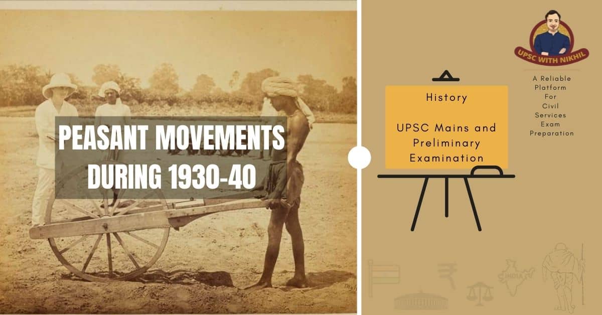 Peasant Movements During 1930-