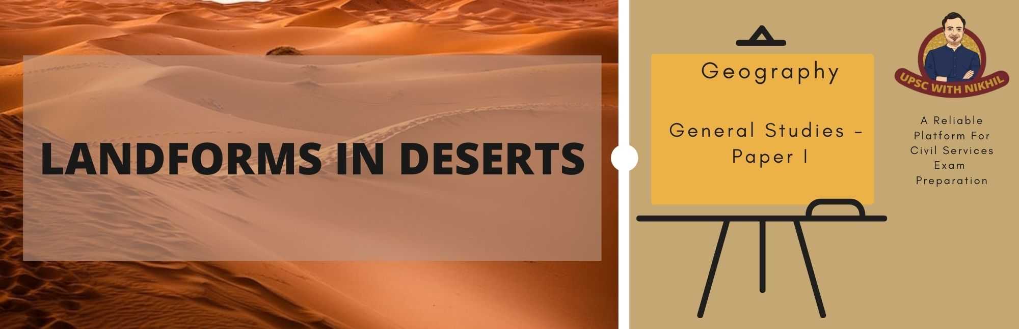 Landforms in Deserts