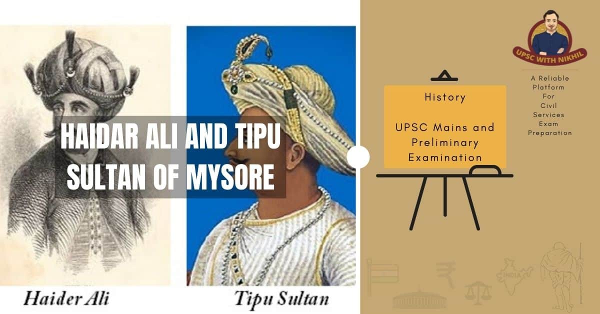 Haidar Ali And Tipu Sultan of Mysore